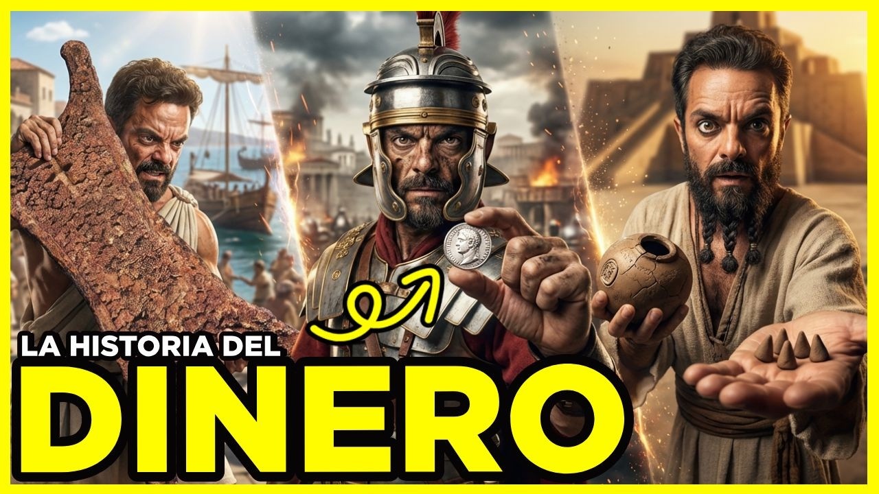 💰 La HISTORIA del DINERO: De pagar con SAL y CONCHAS a la Primera Moneda