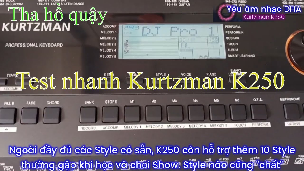 Test nhanh organ Kurtzman K250 giao Kh&aacute;ch || Si&ecirc;u phẩm trong tầm gi&aacute;