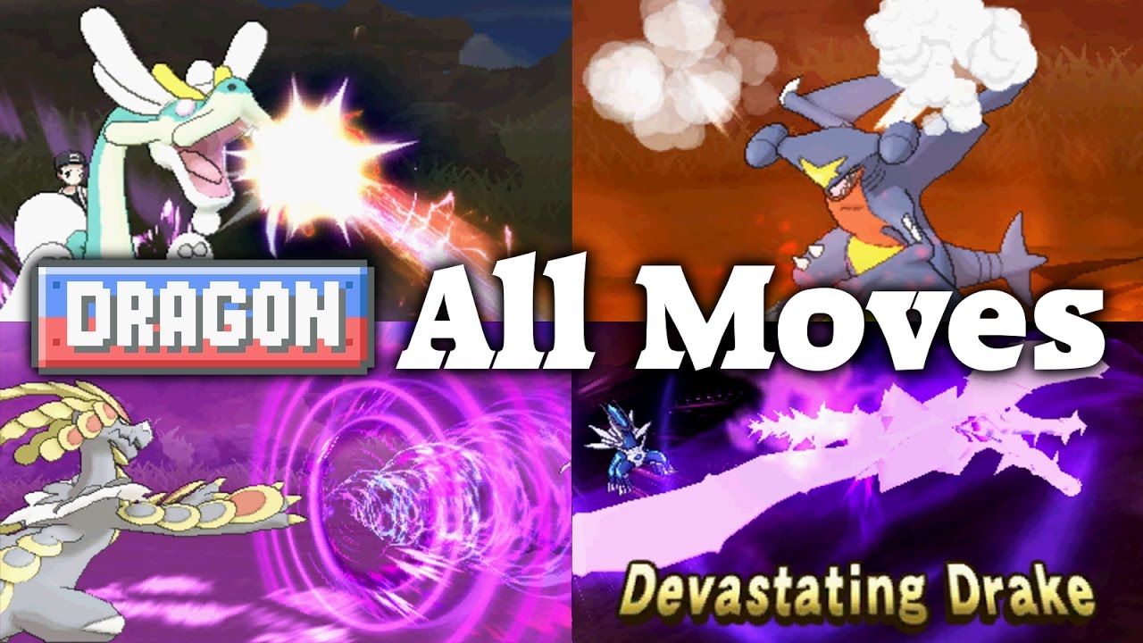 Pokémon Sun & Moon - All 17 Dragon-type Moves