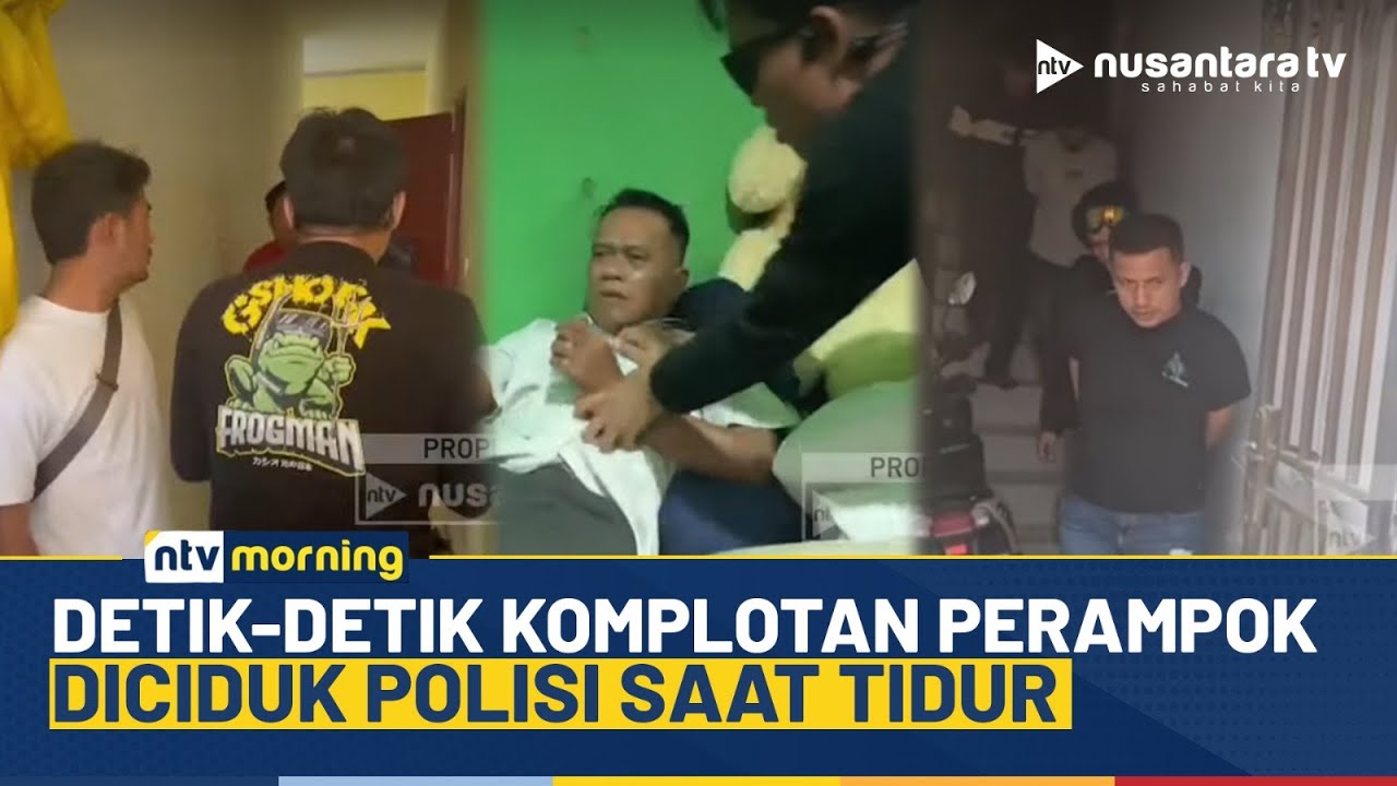 Menegangkan! Komplotan Perampok Rumah Mewah di Batam, Digerebek Polisi saat Tidur | NTV MORNING