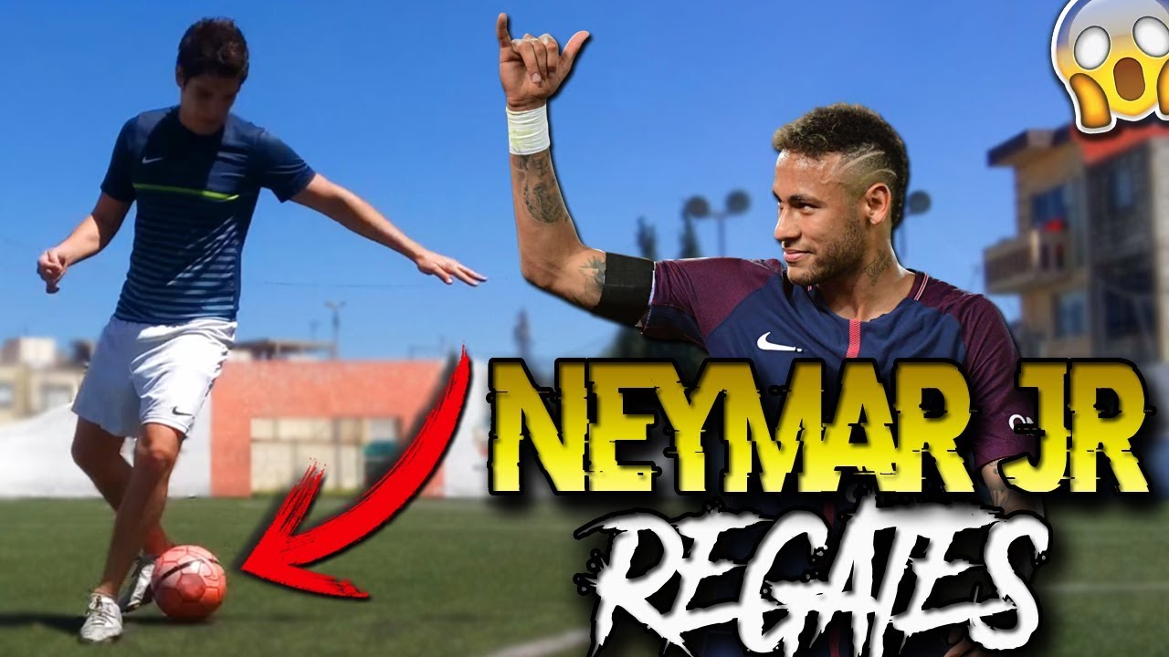 Aprende 3 REGATES de NEYMAR JR para BURLAR A TU RIVAL | SOMBRERO de NEYMAR | FÚTBOL | TUTORIAL