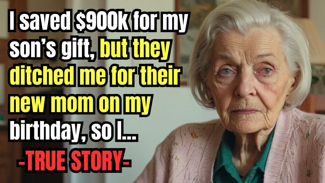 HER TRUE STORY FROM CONNECTICUT👵💔 I saved $900k for my son’s gift, but they ditched me for their...