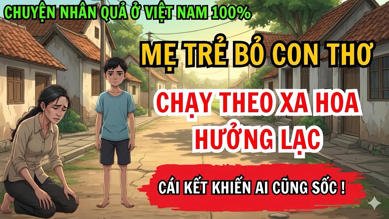 Chuyện Nhân Quả 100%: Mẹ Trẻ Bỏ Con Thơ, Chạy Theo Xa Hoa Hưởng Lạc Và Cái Kết Khiến Ai Cũng Sốc!