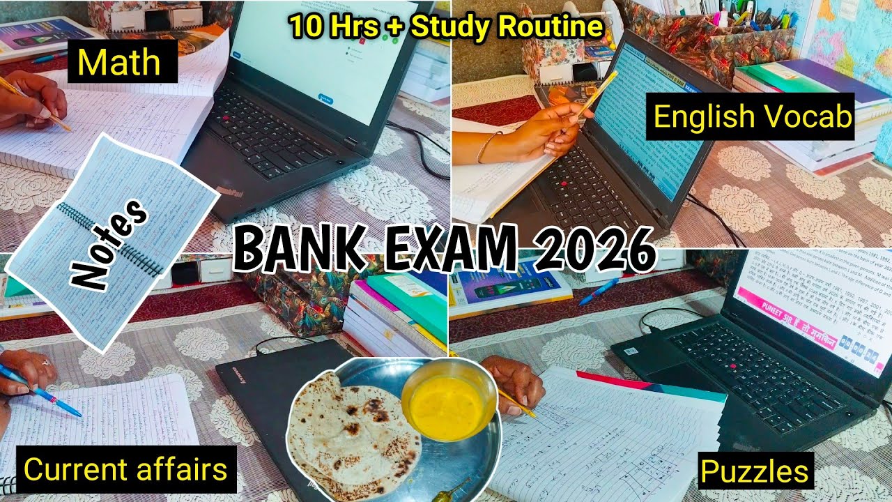 Wake up 4 Am for Study 📚 | Routine Of BANK ASPIRANT #aspirants #studyvlog 
