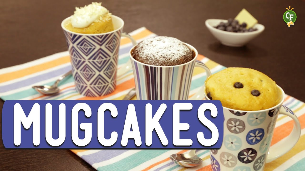 ¿Cómo preparar Mugcakes de Vainilla, Chocolate y Mora Azul? - Cocina Fresca
