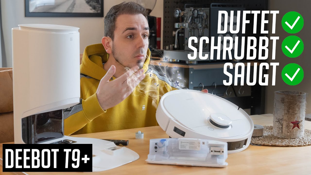 ECOVACS DEEBOT T9+ | Bester Wischroboter 2021 mit Duftnote! (REVIEW)
