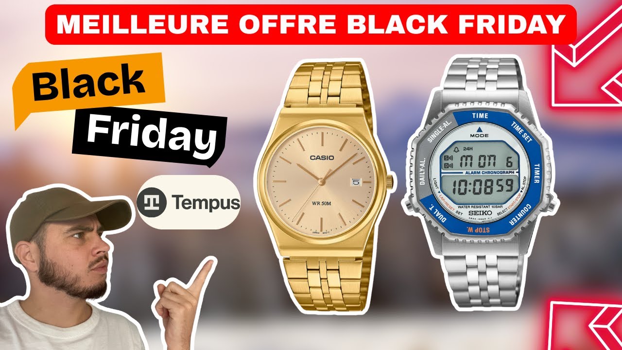 Black Friday : Les Meilleures Montres Petit Budget sur Tempus Shop (Prix de Fou !) 🔥