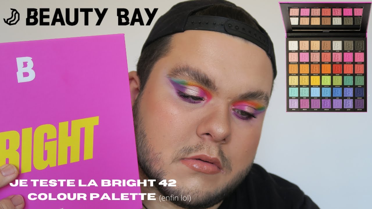 BY BEAUTY BAY BRIGHT 42 COLOUR PALETTE : je teste ! (6 ans après mdr) / MickAmrl