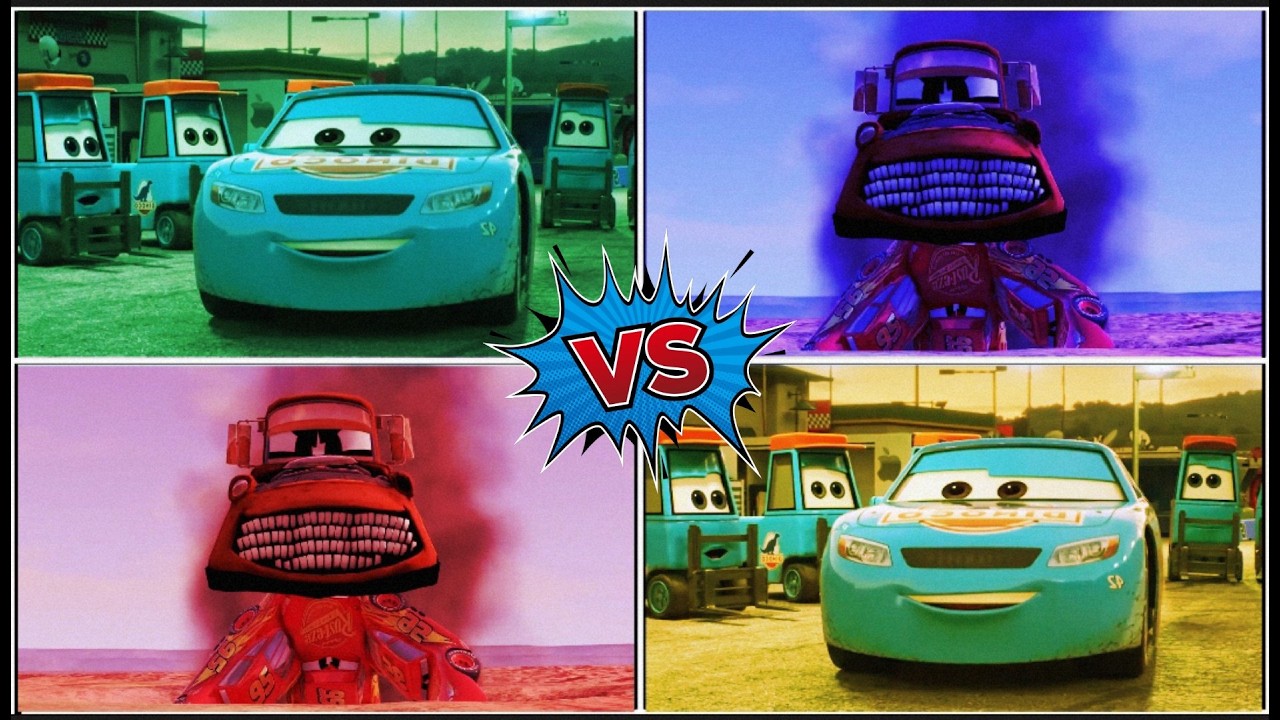 Lightning McQueen Eater - Coffin dance song (cover mega battle