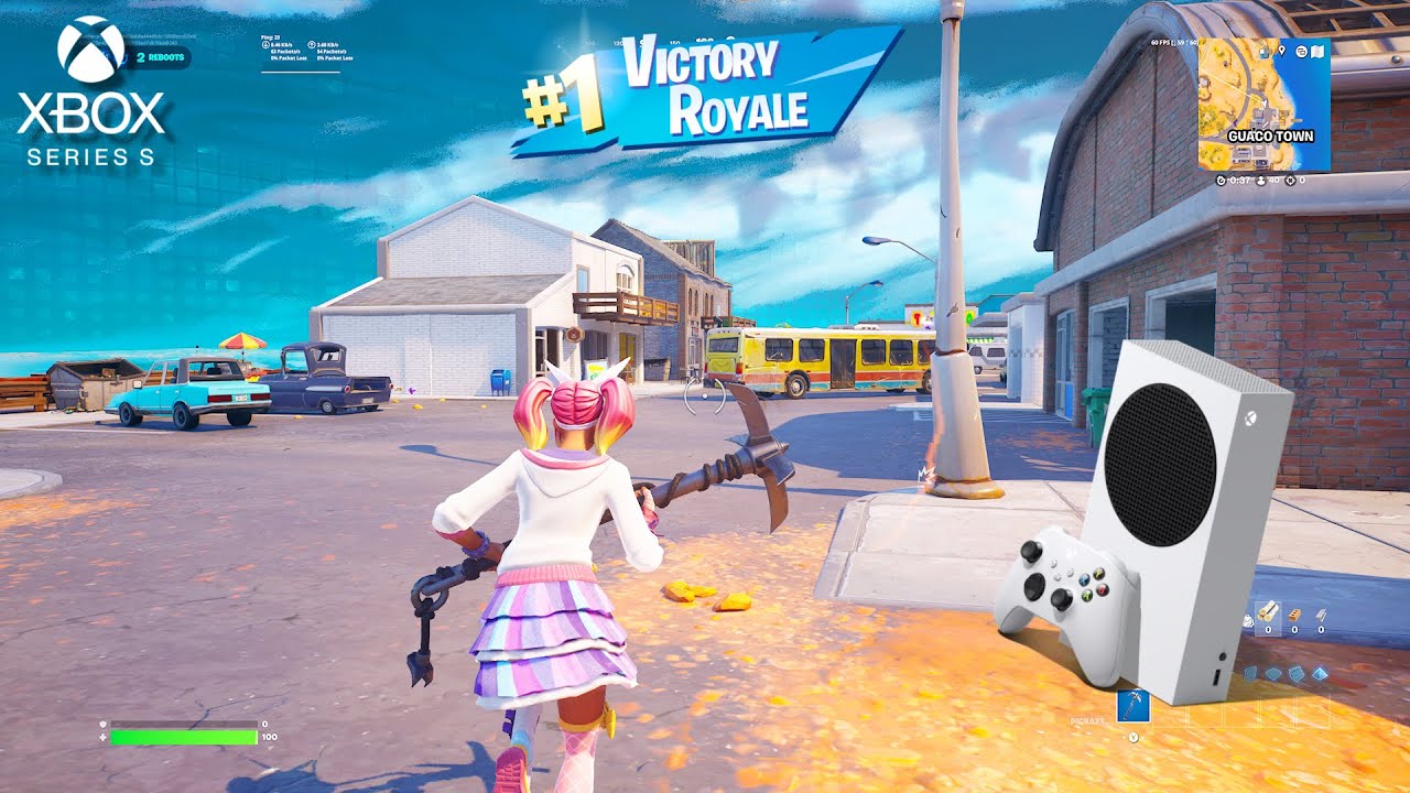 Xbox Series S Fortnite Reload Controller Gameplay (4K 120FPS)