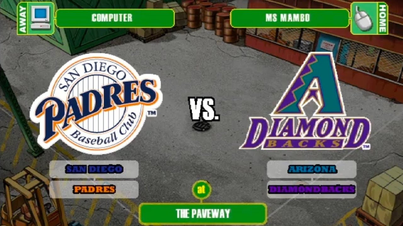 Backyard Baseball 03, 8 сезон, 4 игра: против San Diego Padres