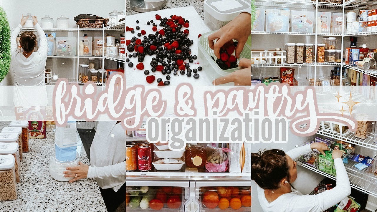 FRIDGE & PANTRY ORGANIZATION | DECLUTTER WITH ME | MORE WITH MORROWS