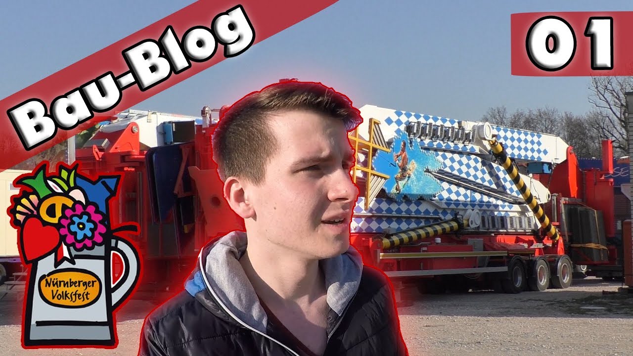Nürnberger Frühlingsfest 2019 - Aufbau | 23.03.19 | Bau-Blog #01 [FULL HD]