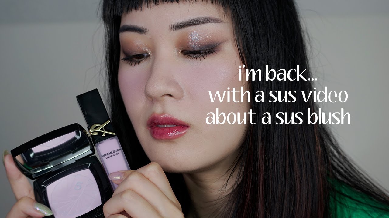 so i'm back after a century so uh let's talk about makeup and try some sus lavender blush