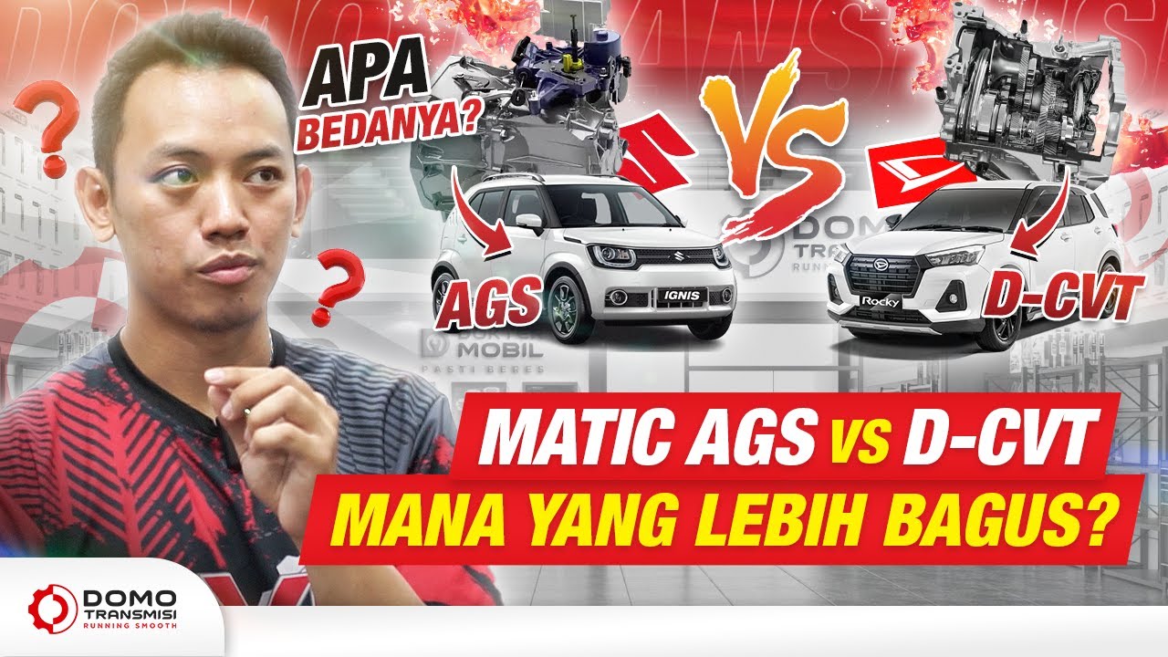 ADU KEKUATAN ADU KECANGGIHAN | MATIC AGS SUZUKI VS D-CVT DAIHATSU - DOMO Transmisi