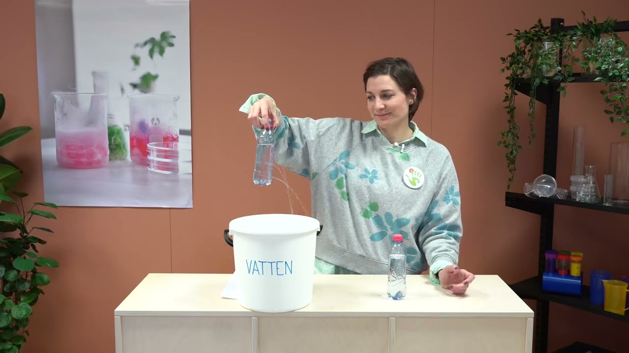 Kissande flaskan- experiment f&ouml;r barn
