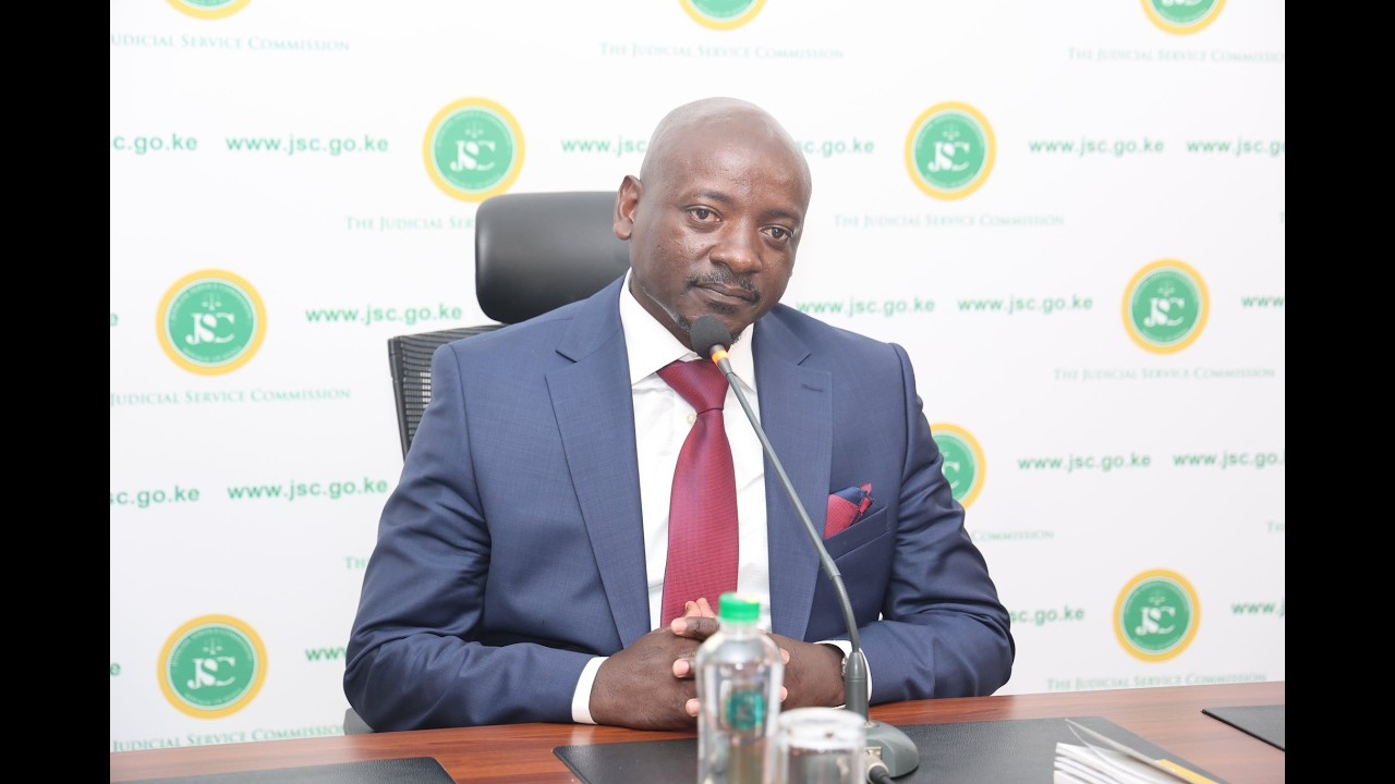 Bruce Odiwuor Okombo Odeny interview for the position of Judge of the High Court.