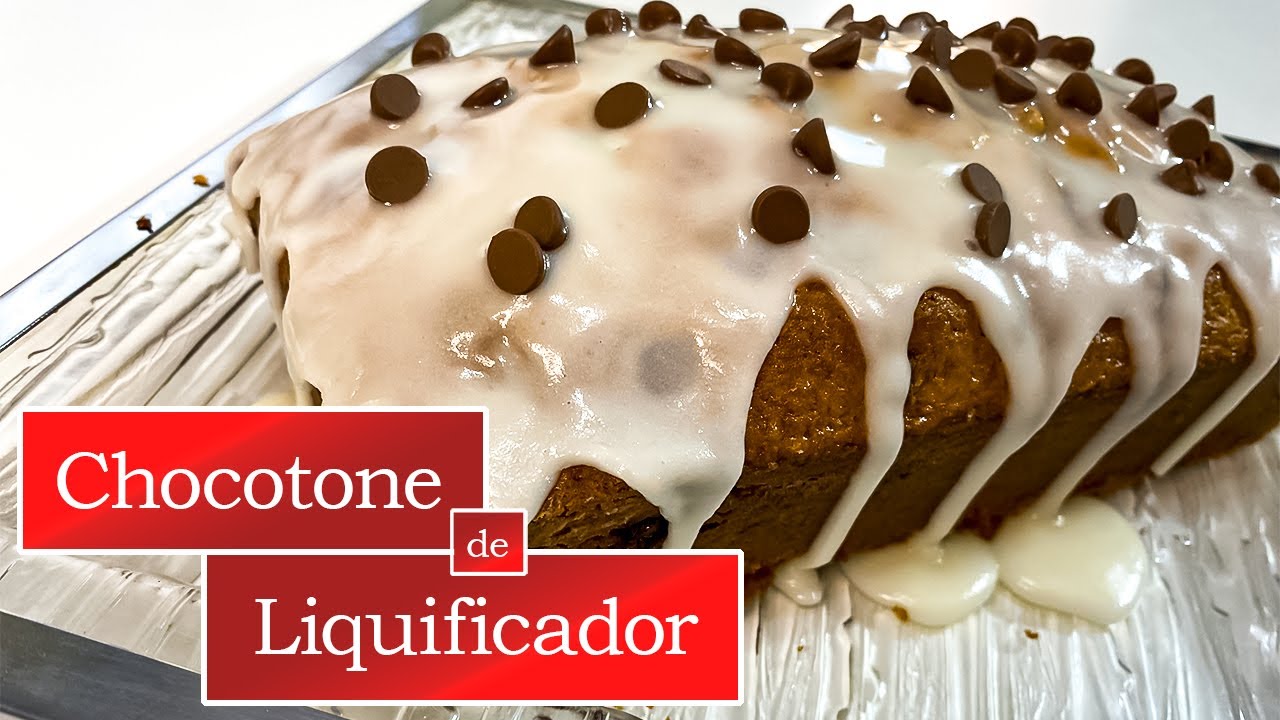 CHOCOTONE DE LIQUIDIFICADOR 😍 FÁCIL, RÁPIDO E PERFEITO PARA O NATAL