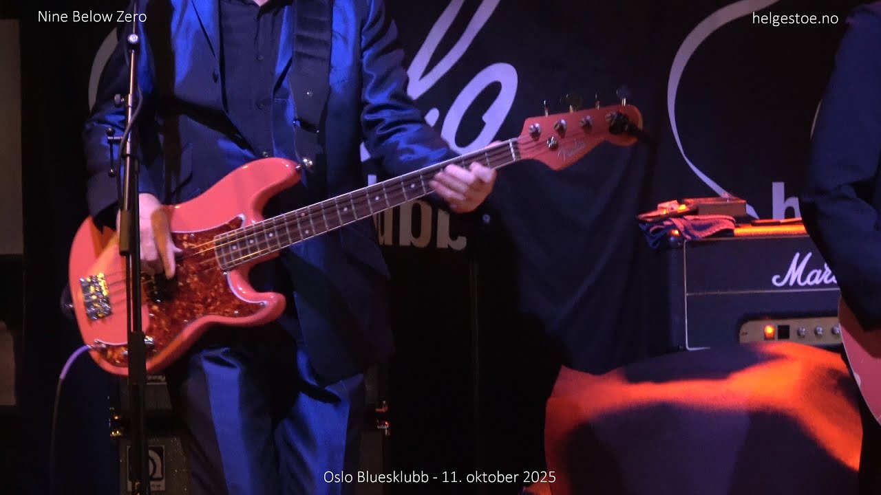 Nine Below Zero &ndash; Three Times Enough - Dennis Greaves - Oslo Bluesklubb 2025
