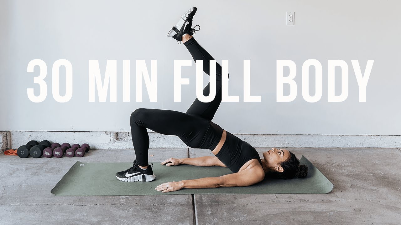 30 min FULL BODY WORKOUT at Home with Weights