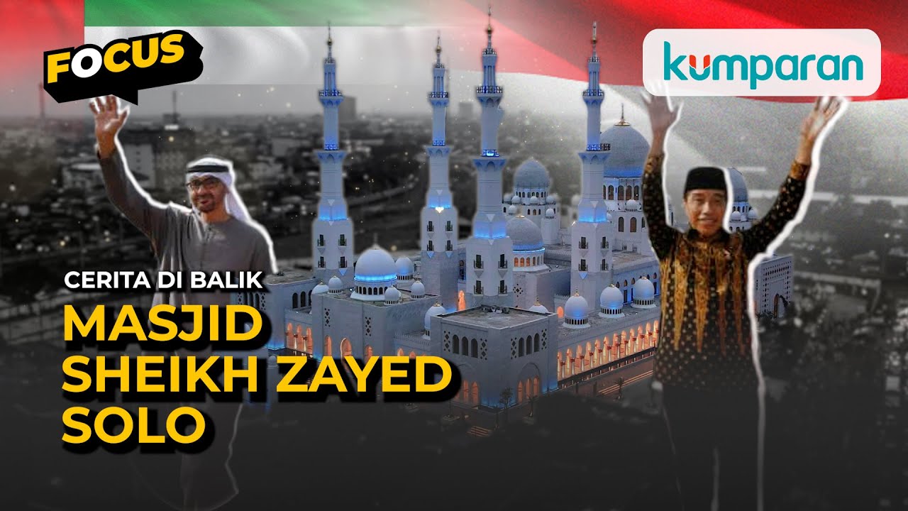 [EKSLUSIF] Masjid Sheikh Zayed Solo: Dibangun dengan Emas, Marmer, hingga Karpet Motif Batik