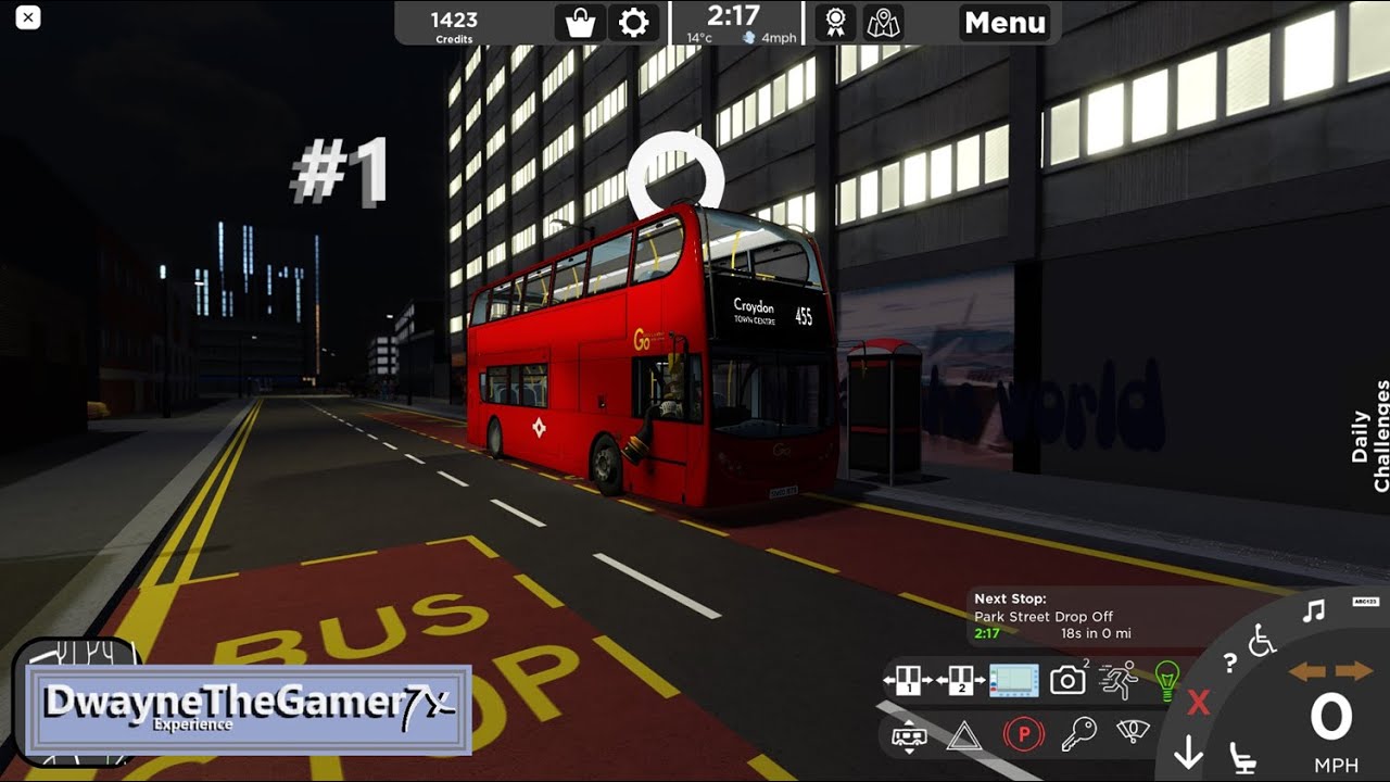 Gameplay 1 | Roblox Croydon the london transport game