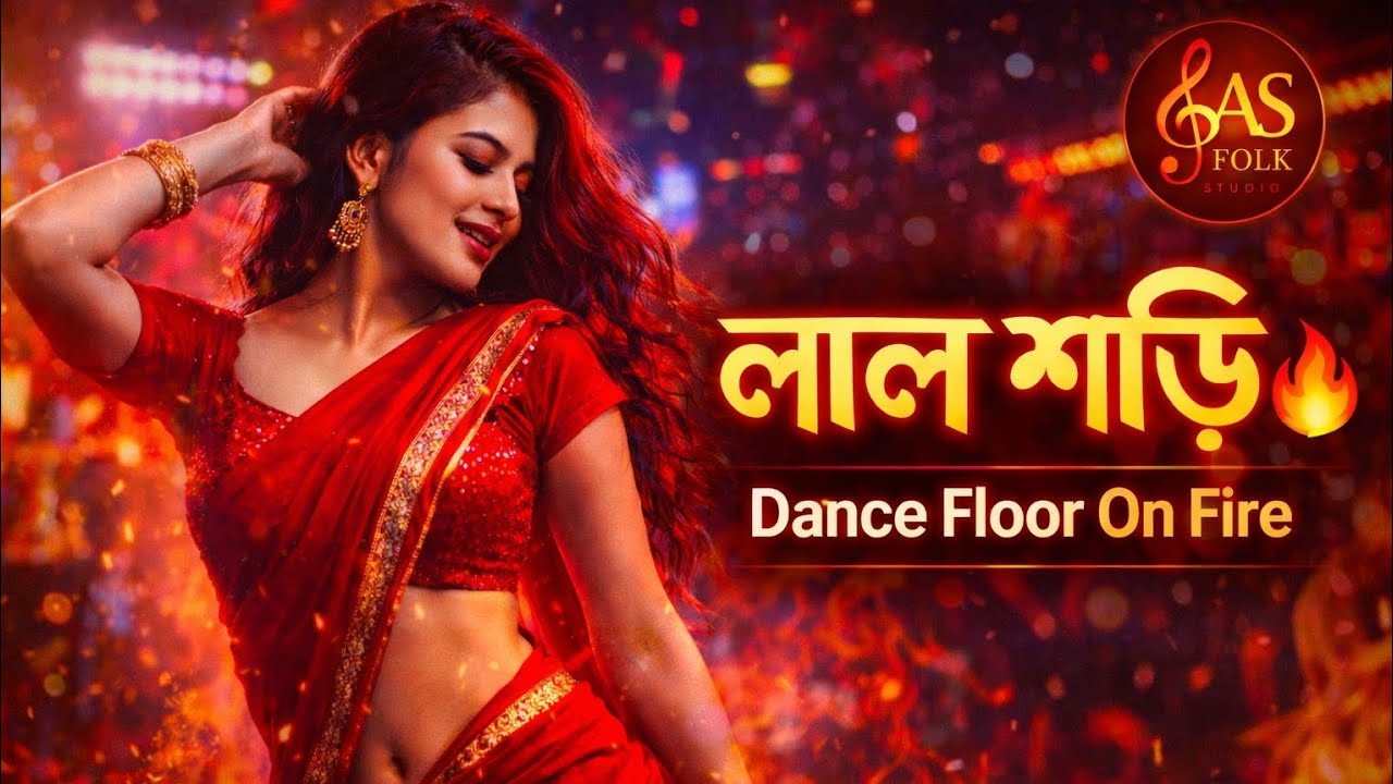 লাল শাড়ি 🔥 | The Dance Floor Fire | Bangla DJ Fusion | AS FOLK STUDIO