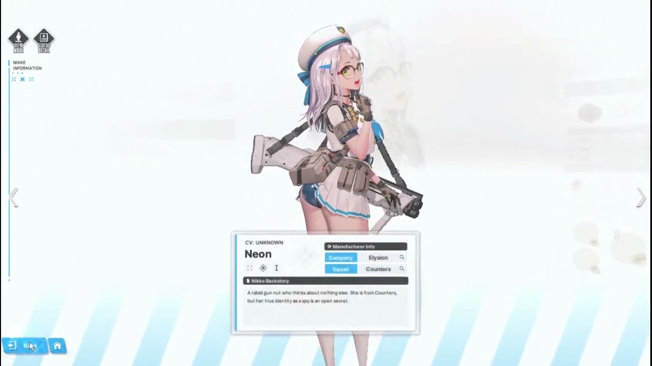 Goddess of Victory NIKKE Neon Bio and Shooting Animation Fanservice Appreciation