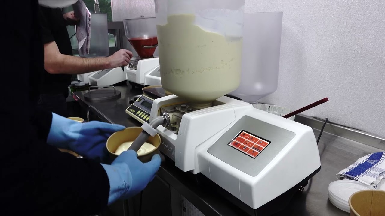 Dosing Ice Cream with the Mini-Fill Injecting & Filling Machine