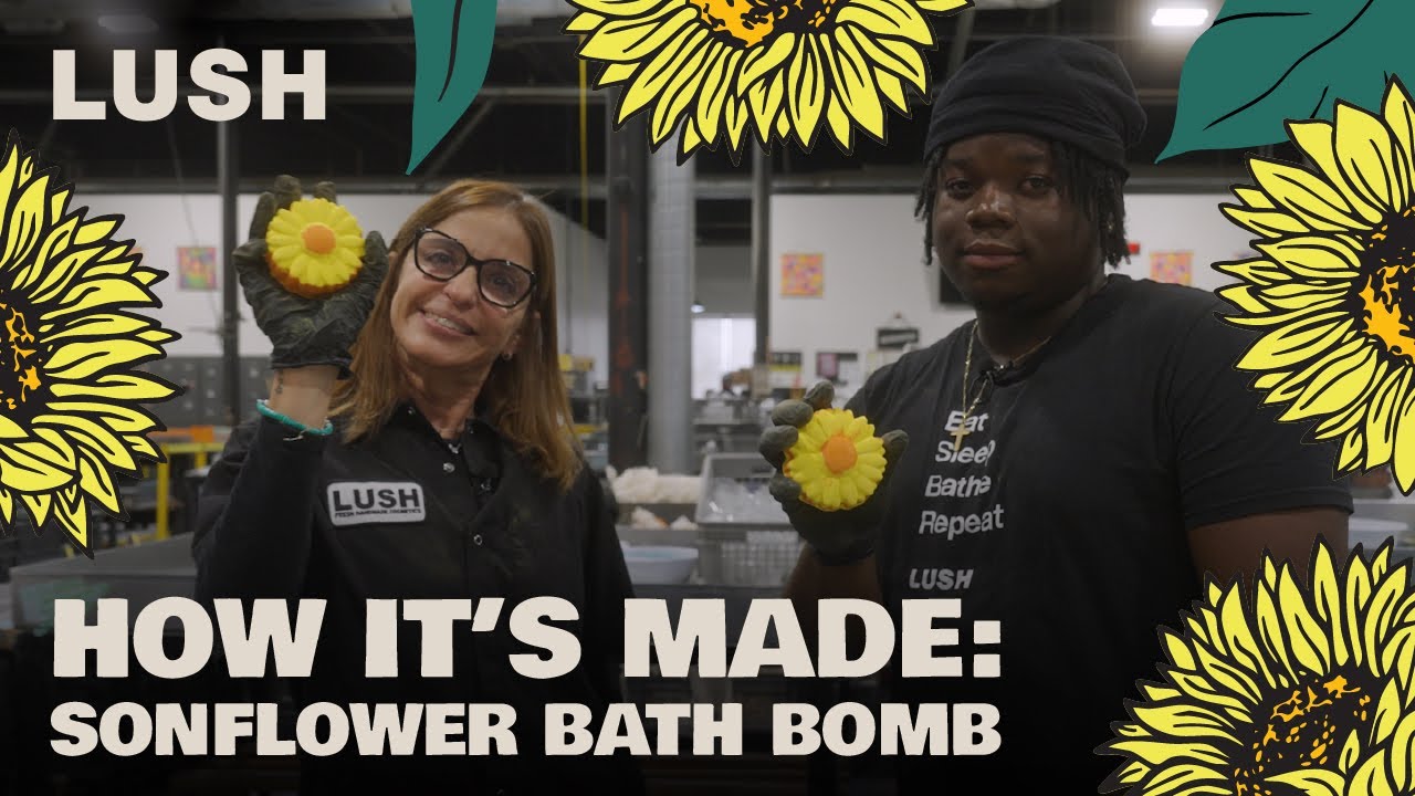 How It’s Made: Sonflower Bath Bomb