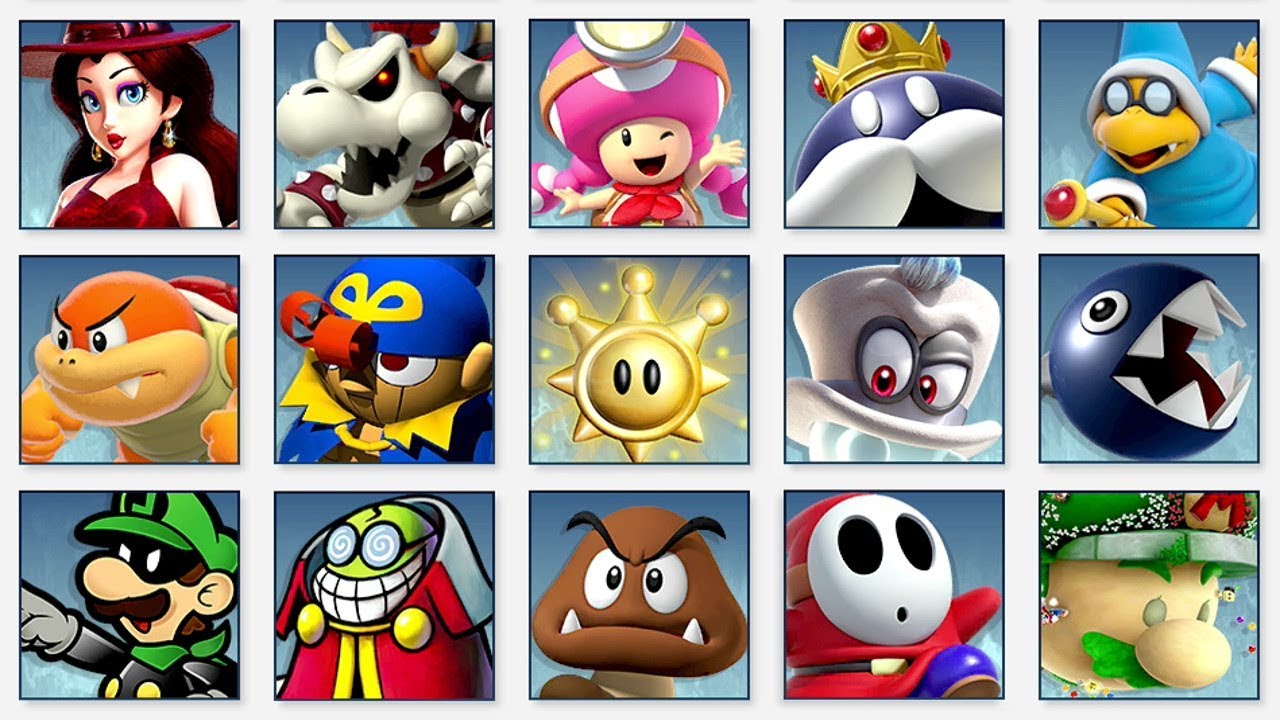 Super Smash Bros. Ultimate - All Super Mario Spirit Battles