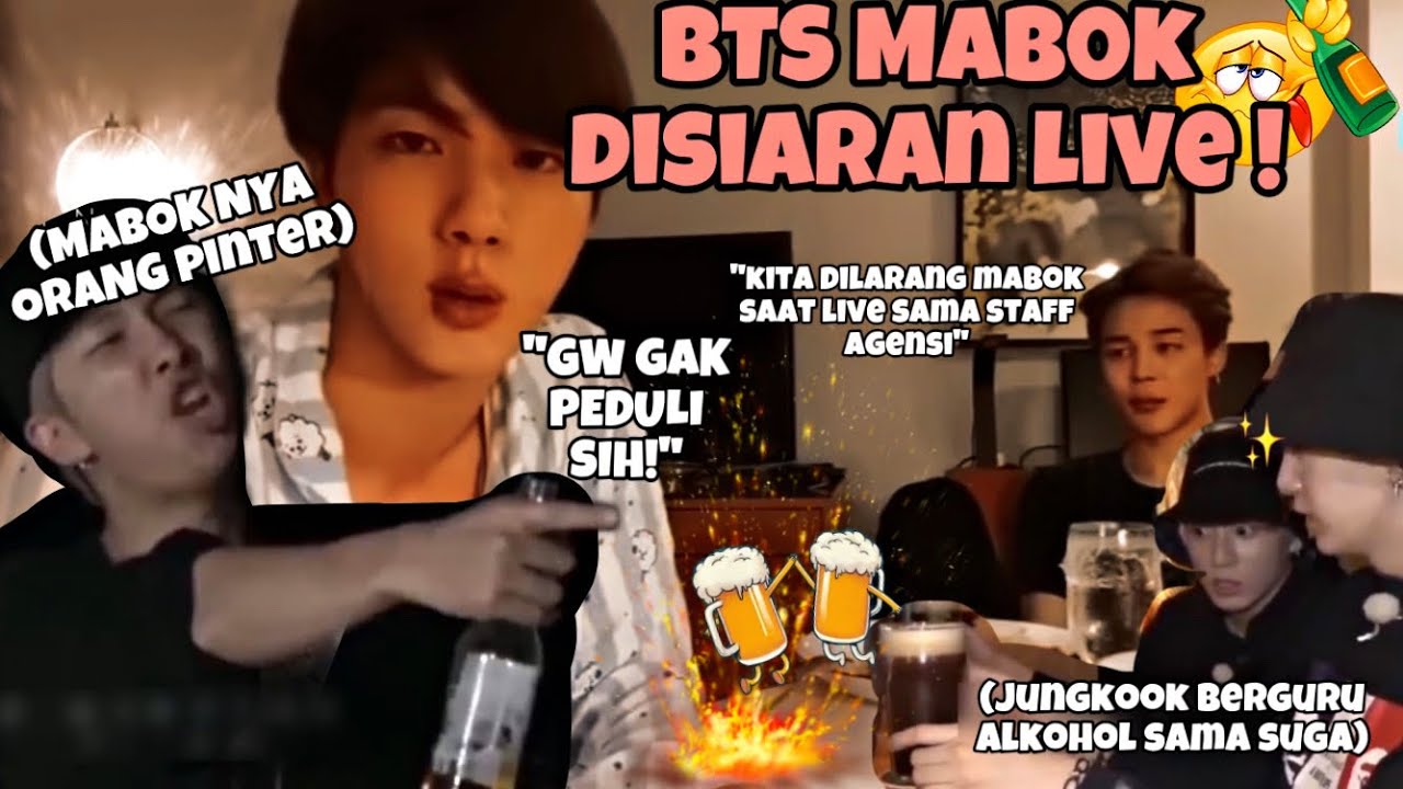 BTS MABOK DI SIARAN LIVE | BTS Funny Moments (Sub Indo)