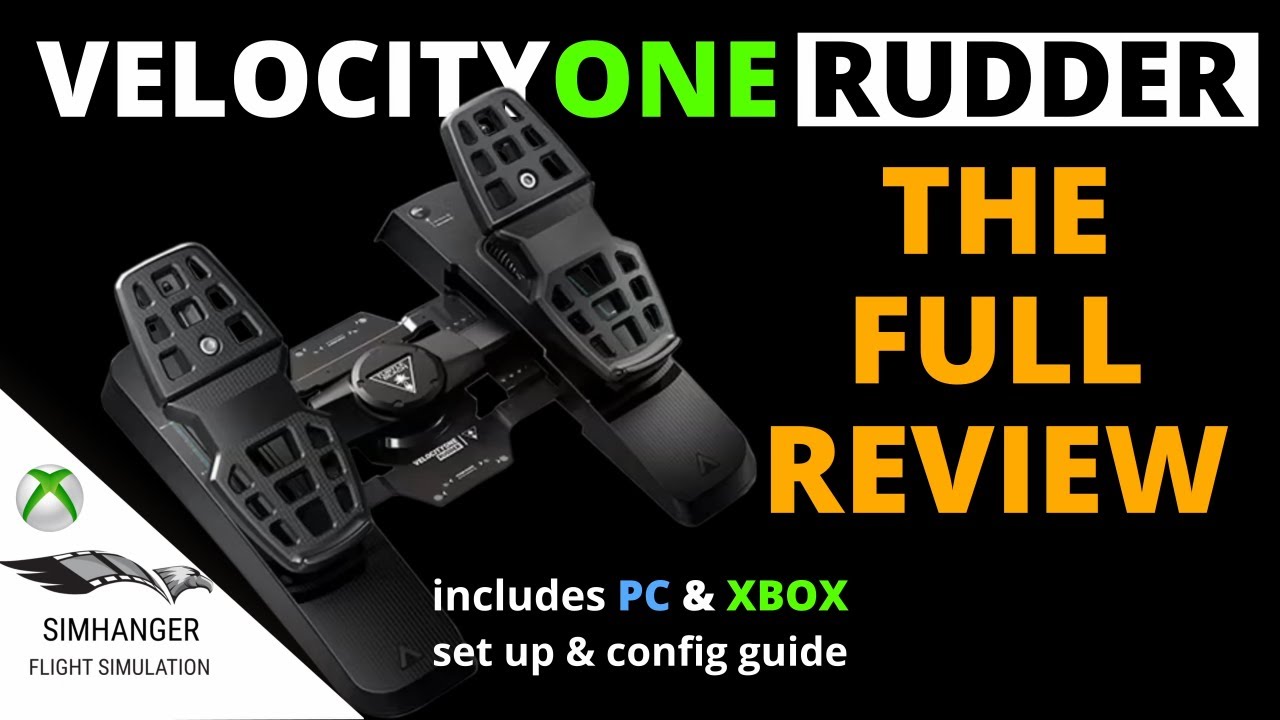 VelocityOne Rudder Pedals | THE FULL REVIEW-Xbox & PC set up and configuration Guide | Turtle Beach