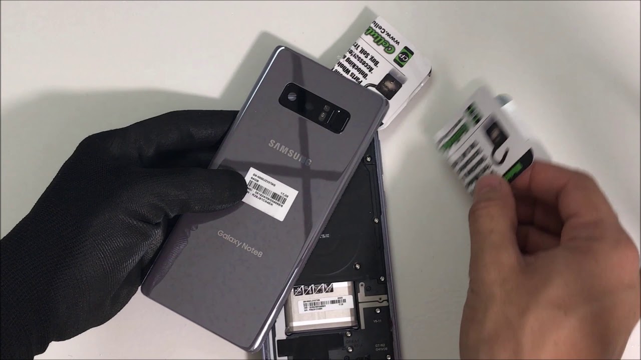 How to Remove the Samsung Galaxy Note 8 Back Glass Cover