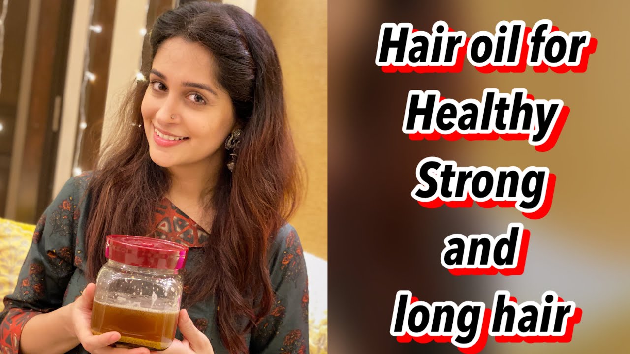 HAIR OIL FOR HEALTHY LONG AND STRONG HAIR | HOMEMADE OIL | DIPIKA KAKAR IBRAHIM