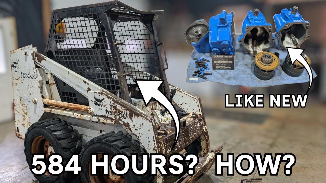 Part 2: Shocking Low-Hour Bobcat 742 – Pump Like New, Welding Cracks, Bushings & Only 584 Hours?