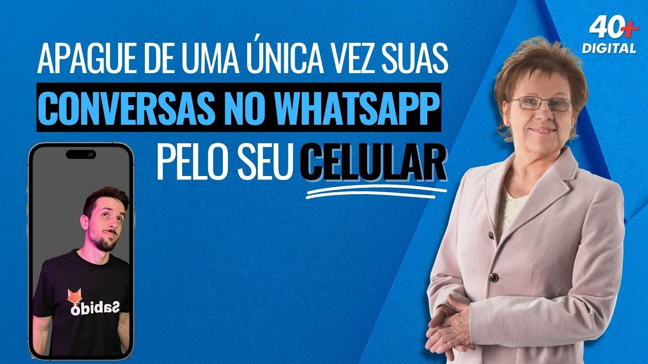 Apague de uma única vez suas conversas no WhatsApp pelo seu celular.