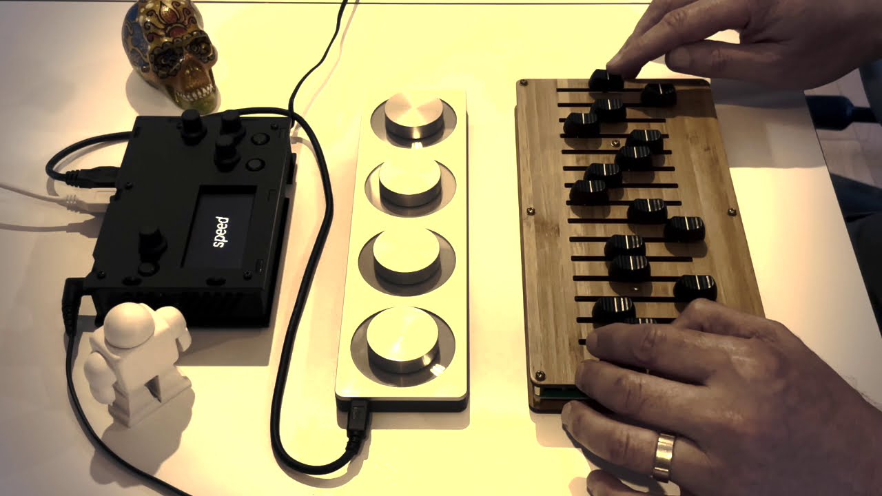 MONOME Norns/fates + ARC + 16n Faderbank: Study 001