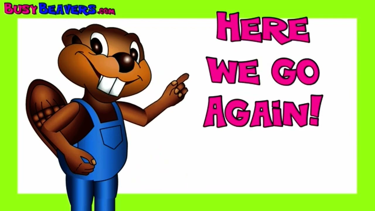 Busy Beavers Ten Little Numbers Song in Reversed