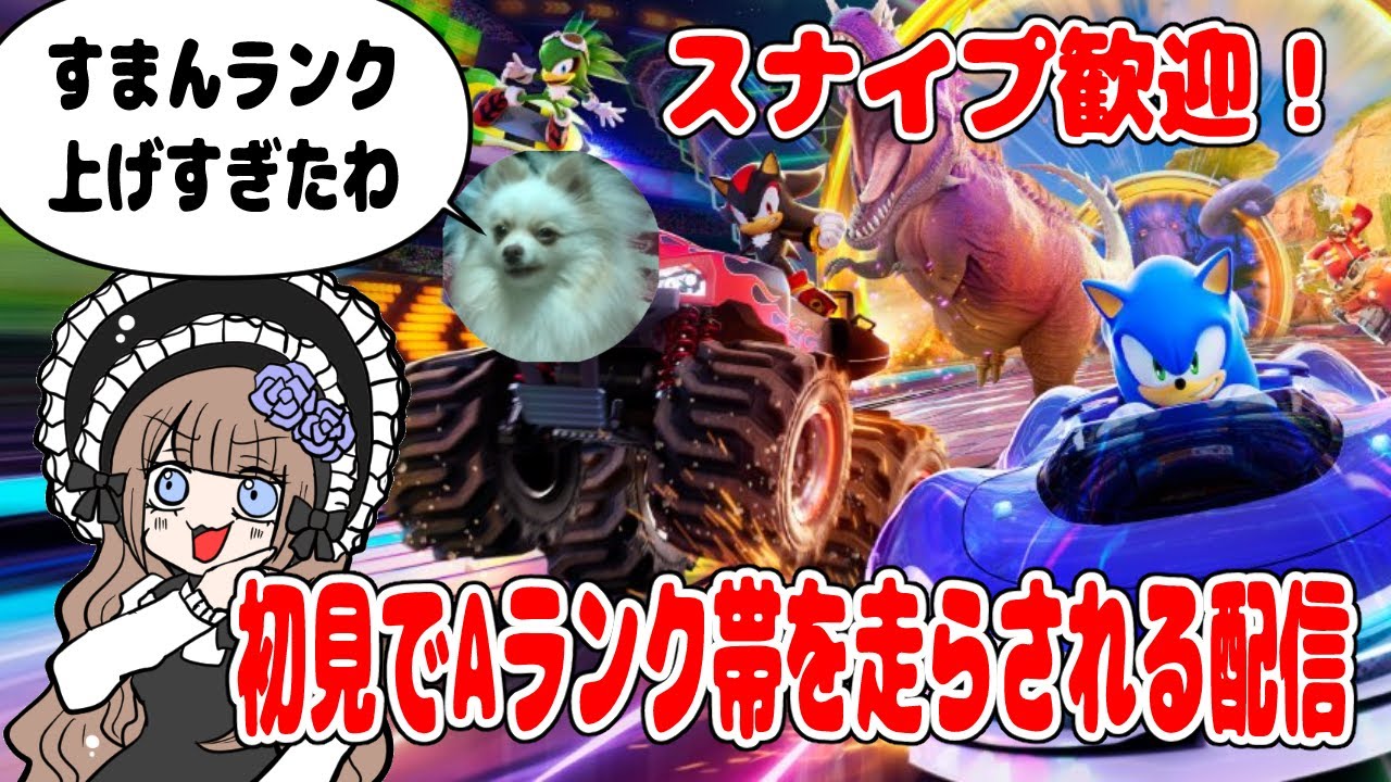 【スナイプ歓迎】ソニックレーシングクロスワールドネットワークテストプレイ