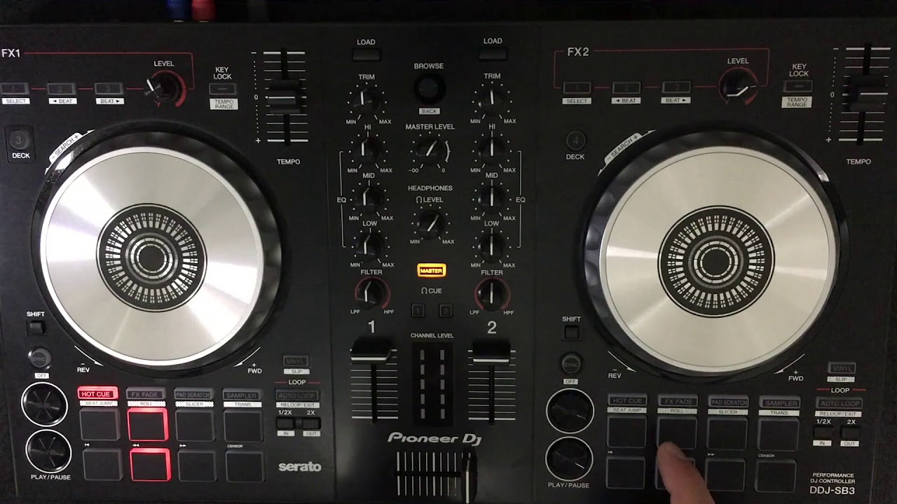REGULAGEM DE CROSSFADER PIONEER DJ DDJ-SB3