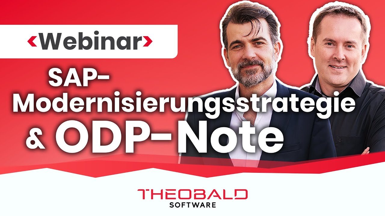 Webinar: Einfluss der SAP-Modernisierungsstrategie & ODP-Note auf Ihre SAP-Integration