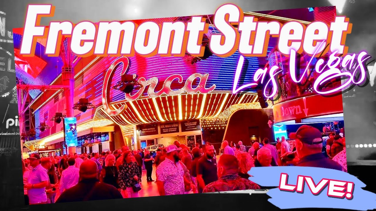 LiVE Las Vegas ! Fremont Street Sunday Funday Vibes | Latin Night IRL - Livestream 🍻🎉 #lasvegas 