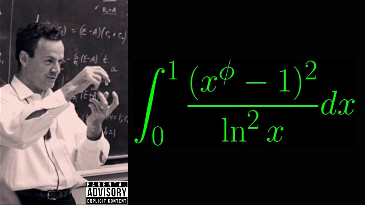 How Richard Feynman would solve this awesome golden integral