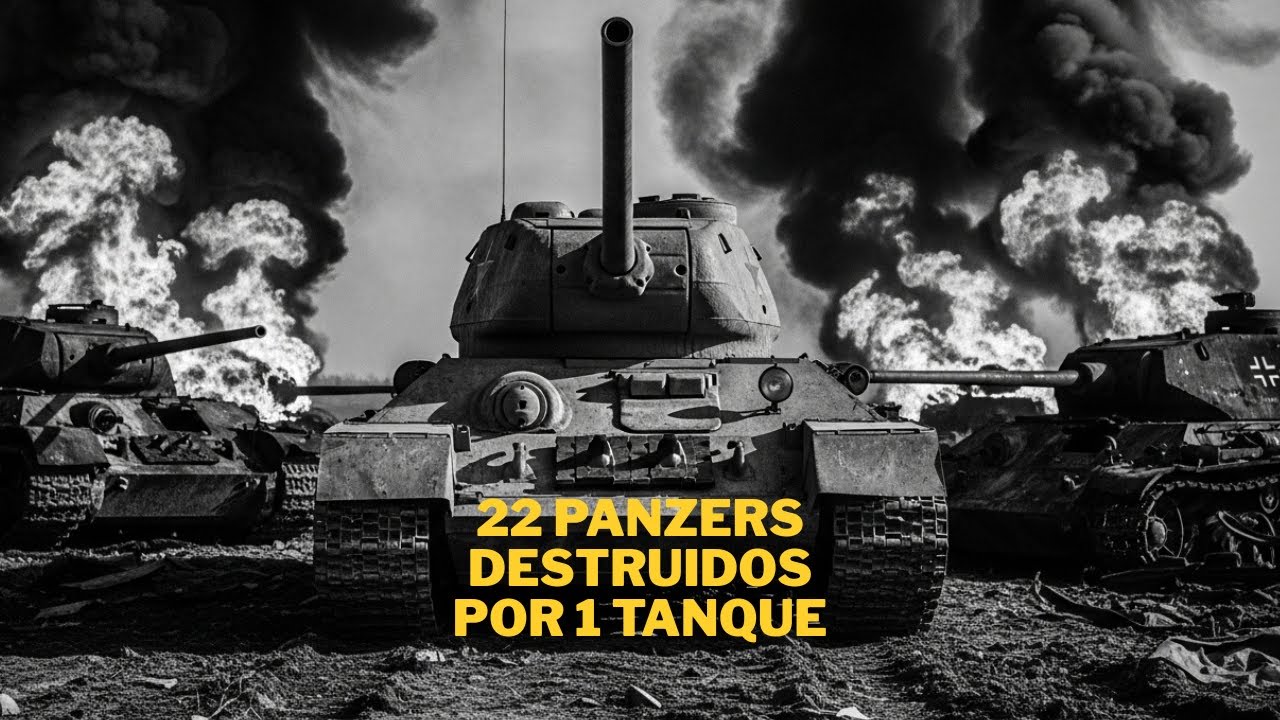El T-34 Indestructible que Derrotó a 22 Panzers Alemanes Solo - Historia Real Segunda Guerra