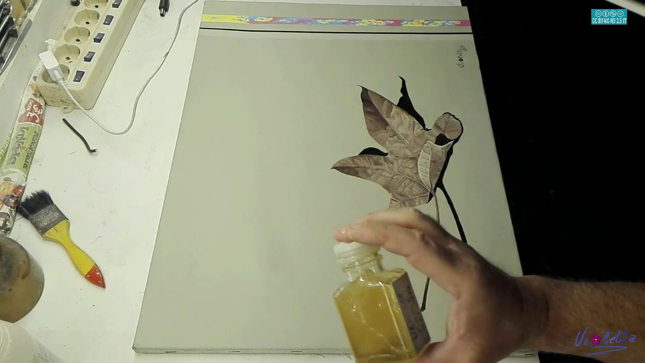 VERNICIATURA DIPINTO A OLIO