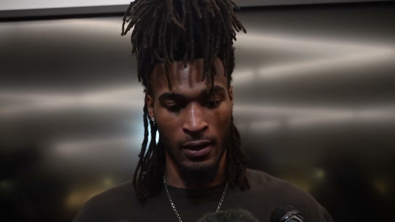 Stephon Castle full postgame after losing game 5 of NBA Finals