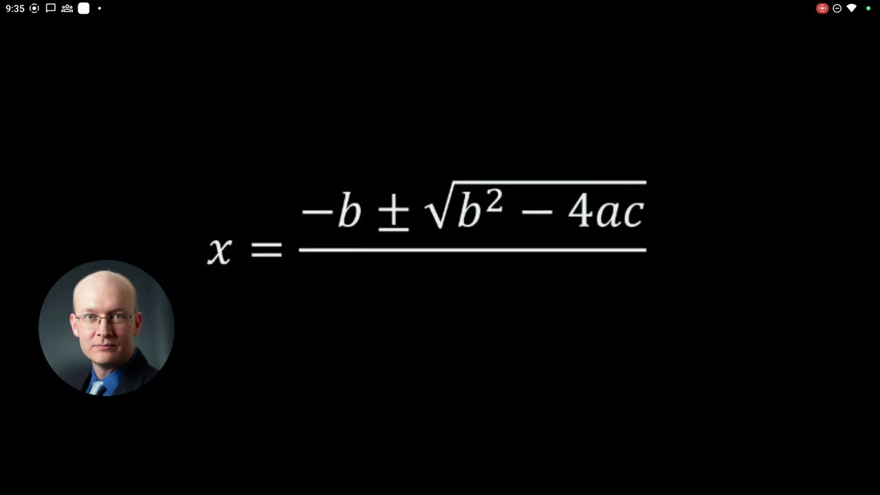 7.6 Solving by Quadratic Formula