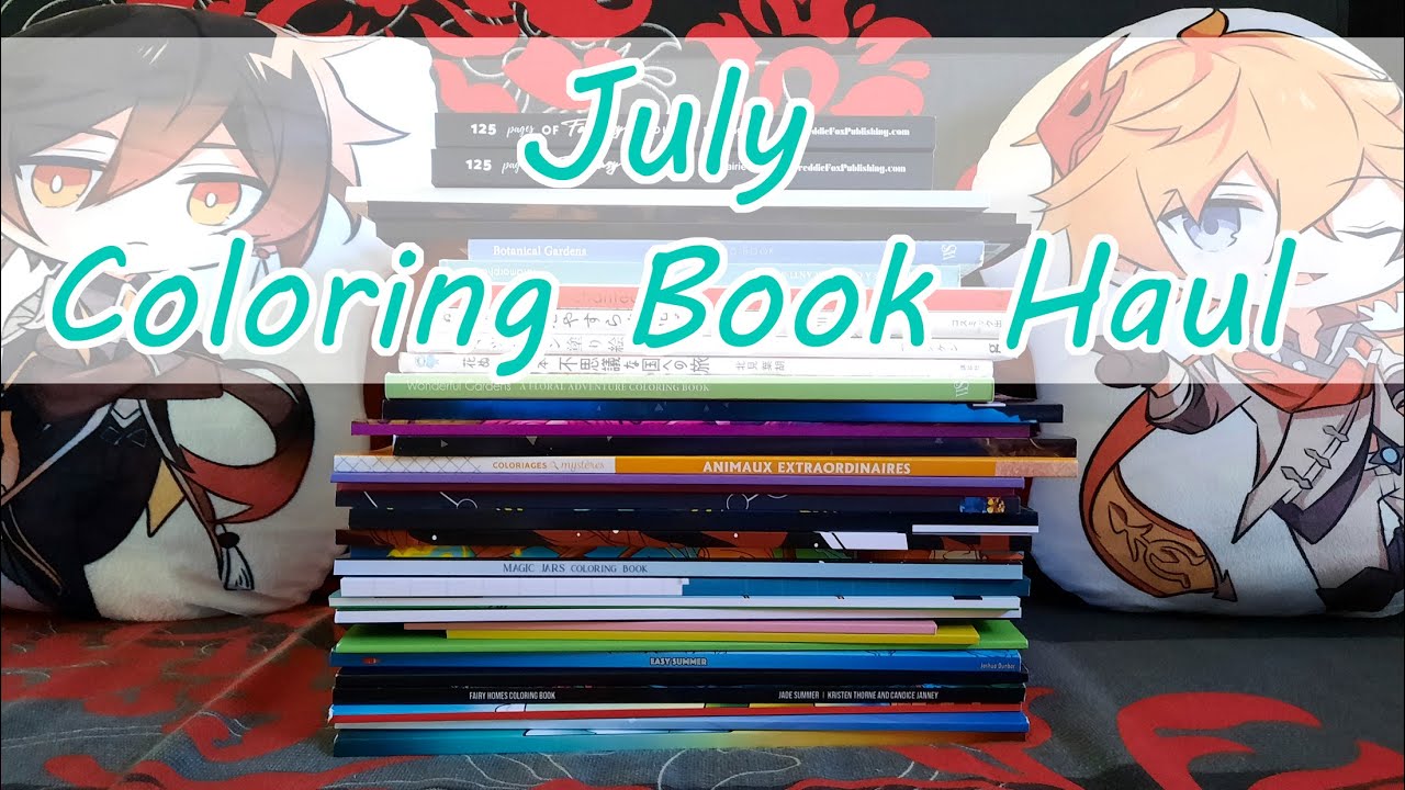 July Coloring Book Haul | 2023