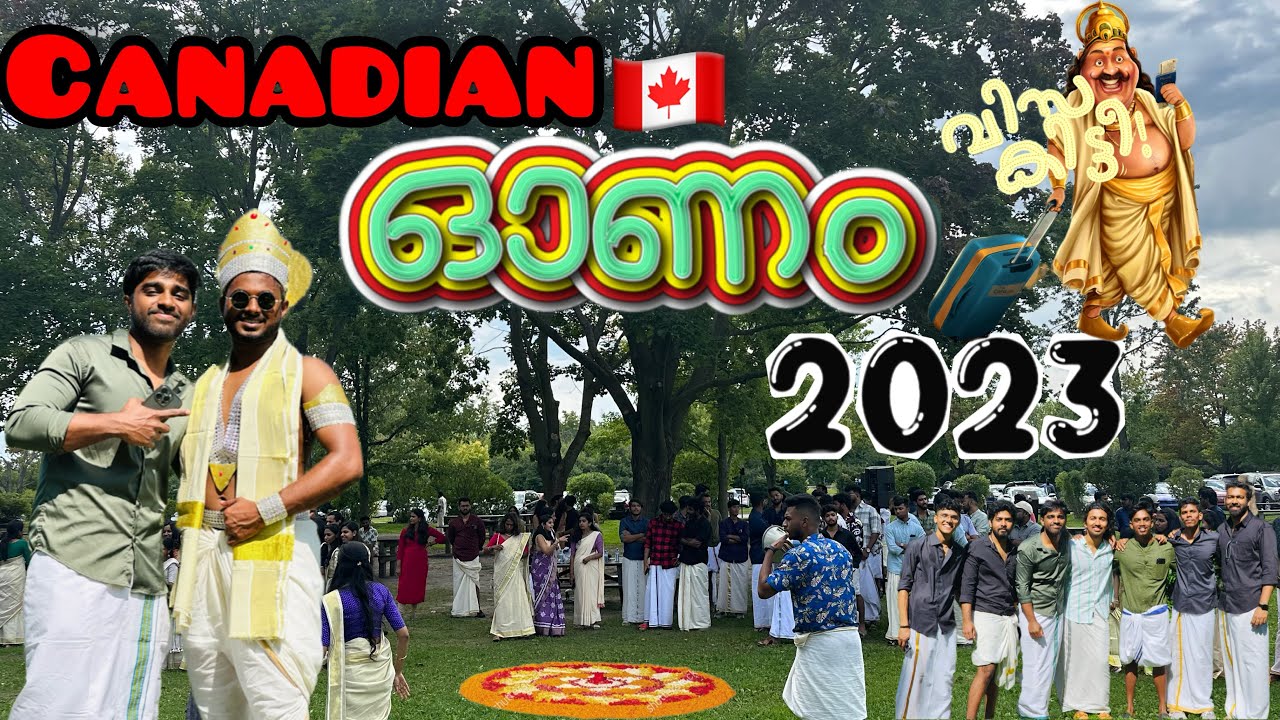 ONAM  CELEBRATION IN CANADA 2023| ALGONQUIN COLLEGE OTTAWA| NIZIKTHEVLOGGER| CANADA MALAYALAM VLOG